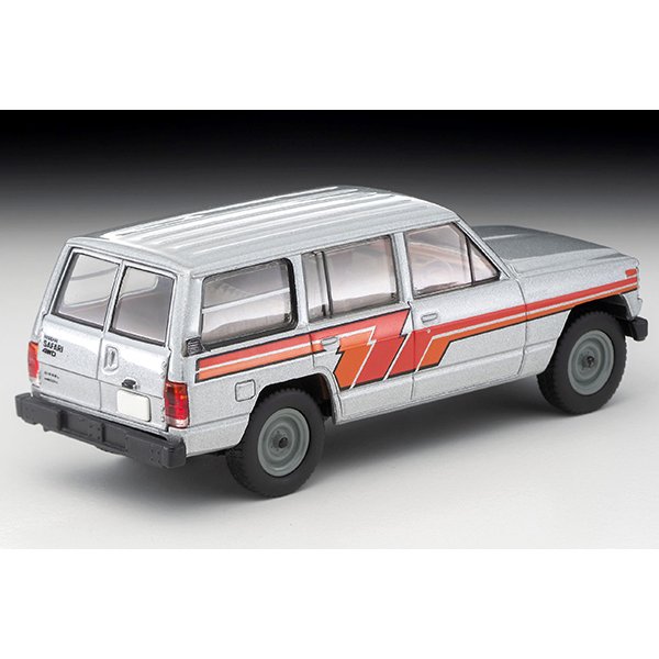 画像2: TOMYTEC 1/64 Limited Vintage NEO Nissan Safari Extra Van DX (Silver / Stripe)