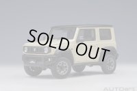 AUTOart 1/18 Suzuki Jimny Sierra (JB74) (Chiffon Ivory Metallic with Black roof)