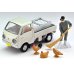 画像1: TOMYTEC 1/64 Limited Vintage Mazda Porter Cab Three-way opening (White) with figure (1)