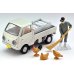 画像1: TOMYTEC 1/64 Limited Vintage Mazda Porter Cab Three-way opening (White) with figure (1)