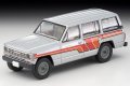 TOMYTEC 1/64 Limited Vintage NEO Nissan Safari Extra Van DX (Silver / Stripe)