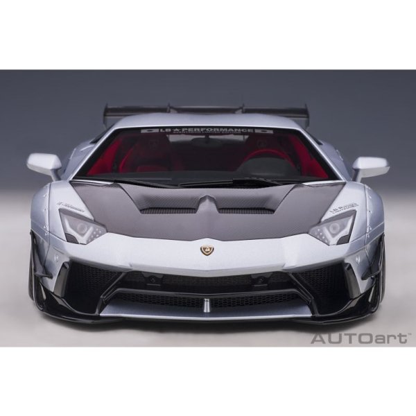 画像4: AUTOart 1/18 Liberty Walk LB-WORKS Lamborghini Aventador Limited Edition (Matte Metallic Silver)