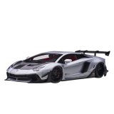 AUTOart 1/18 Liberty Walk LB-WORKS Lamborghini Aventador Limited Edition (Matte Metallic Silver)