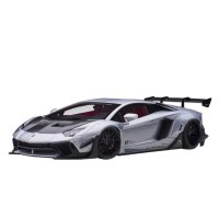 AUTOart 1/18 Liberty Walk LB-WORKS Lamborghini Aventador Limited Edition (Matte Metallic Silver)