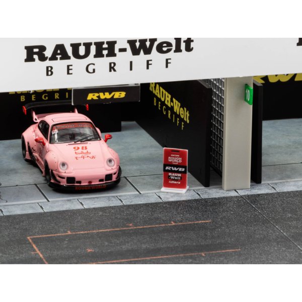 画像8: Tarmac Works 1/64 Racing Pit Garage - RWB + RWB 993 Hooters