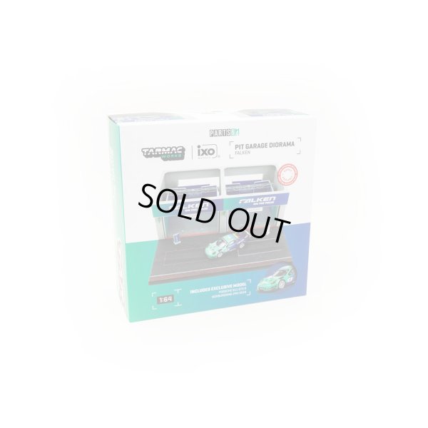 画像5: Tarmac Works 1/64 Pit Garage Diorama - FALKEN + Porsche 911 GT3 R (991)