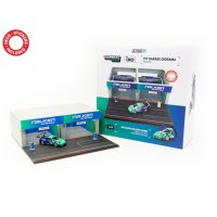 Tarmac Works 1/64 Pit Garage Diorama - FALKEN + Porsche 911 GT3 R (991)