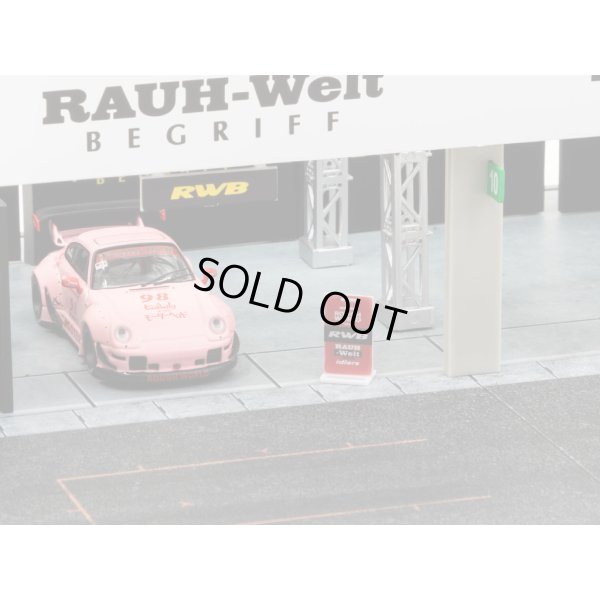 画像9: Tarmac Works 1/64 Racing Pit Garage - RWB + RWB 993 Hooters
