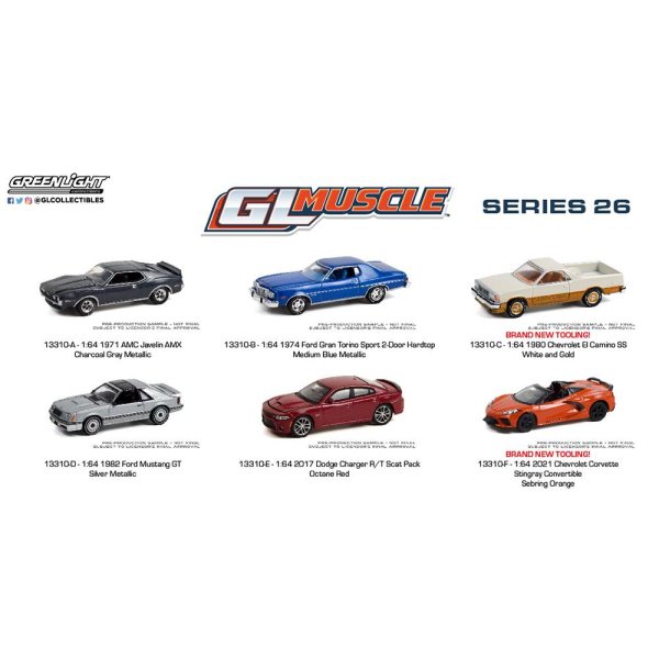 画像8: GREEN LiGHT 1/64 GreenLight Muscle Series 26