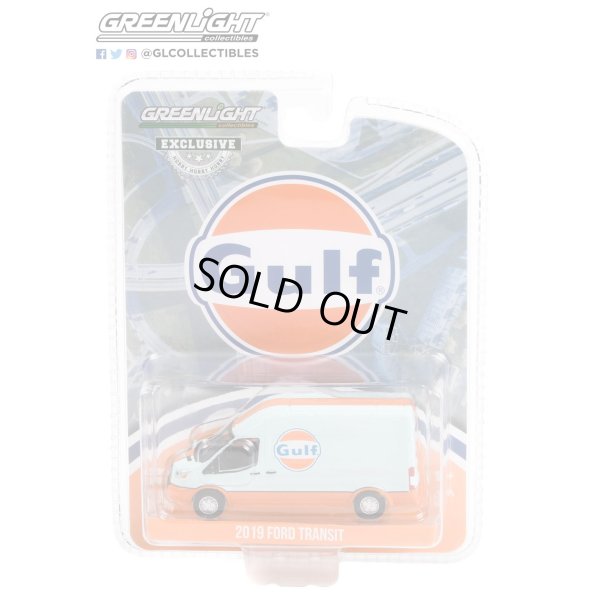 画像1: GREEN LiGHT EXCLUSIVE 1/64 2019 Ford Transit LWB High Roof - Gulf Oil