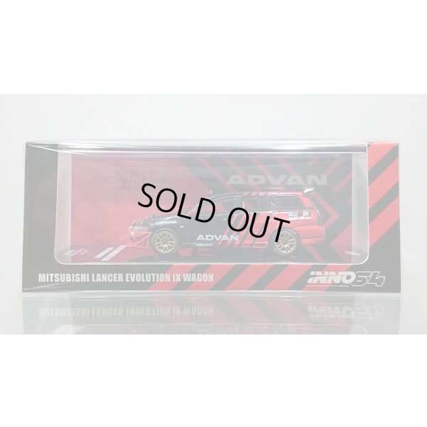 画像1: INNO Models 1/64 Mitsubishi Lancer Evolution IX Wagon "ADVAN" Livery With RaceCar Interior
