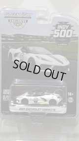 GREEN LiGHT EXCLUSIVE 1/64 2021 Chevrolet Corvette C8 Stingray Convertible 105th Running of the Indianapolis 500 PaceCar