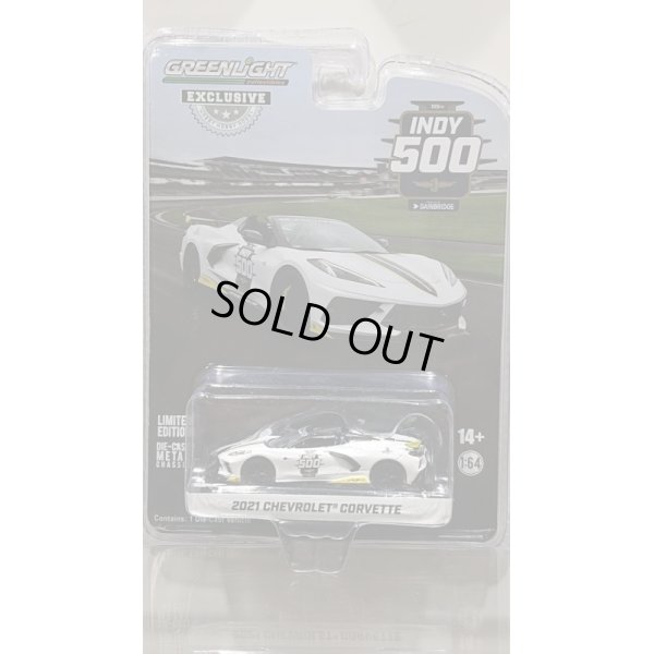 画像1: GREEN LiGHT EXCLUSIVE 1/64 2021 Chevrolet Corvette C8 Stingray Convertible 105th Running of the Indianapolis 500 PaceCar