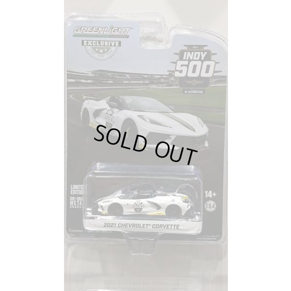画像1: GREEN LiGHT EXCLUSIVE 1/64 2021 Chevrolet Corvette C8 Stingray Convertible 105th Running of the Indianapolis 500 PaceCar