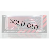 INNO Models 1/64 Mitsubishi Lancer Evolution IX Wagon "ADVAN" Livery With RaceCar Interior with Roof Box