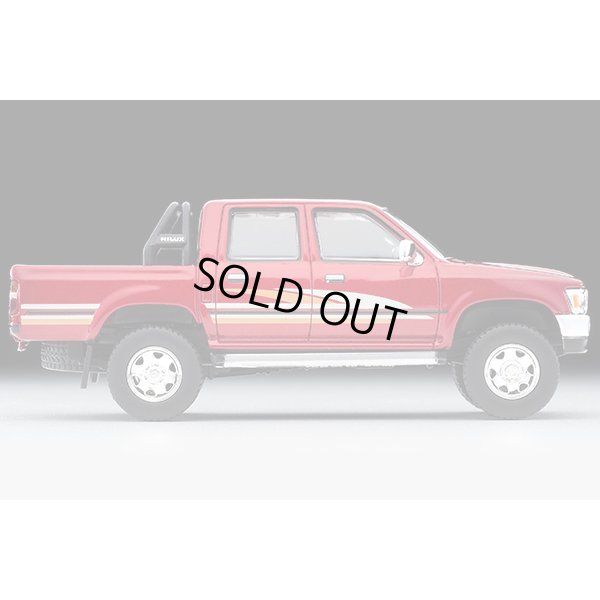 画像4: TOMYTEC 1/64 Limited Vintage NEO Toyota Hilux 4WD Pickup Double Cab SSR (Red) '91