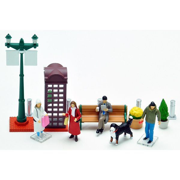 画像4: TOMYTEC 1/64 Diorama Collection 64 #Car Snap 09a 休日の街角