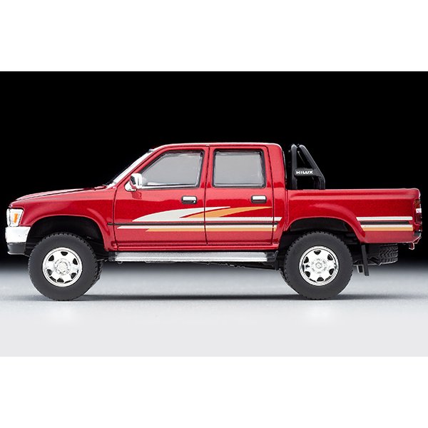 画像3: TOMYTEC 1/64 Limited Vintage NEO Toyota Hilux 4WD Pickup Double Cab SSR (Red) '91