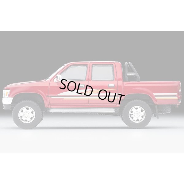 画像3: TOMYTEC 1/64 Limited Vintage NEO Toyota Hilux 4WD Pickup Double Cab SSR (Red) '91