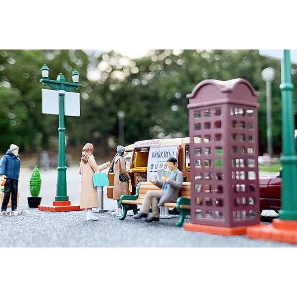 画像9: TOMYTEC 1/64 Diorama Collection 64 #Car Snap 08a 都会の街角