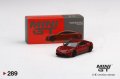 MINI GT 1/64 Porsche Taycan Turbo S Carmine Red (RHD)