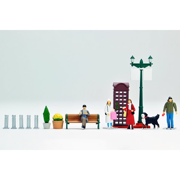 画像5: TOMYTEC 1/64 Diorama Collection 64 #Car Snap 09a 休日の街角