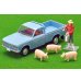 画像1: TOMYTEC 1/64 Datsun Truck 1500 Deluxe (Light Blue) with Figure (1)