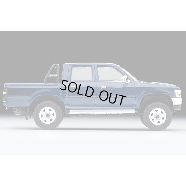 画像4: TOMYTEC 1/64 Limited Vintage NEO Toyota Hilux 4WD Pickup Double Cab SSR (Dark Blue) '95