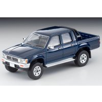 TOMYTEC 1/64 Limited Vintage NEO Toyota Hilux 4WD Pickup Double Cab SSR (Dark Blue) '95