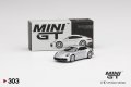 MINI GT 1/64 Porsche 911 (992) Carrera 4S GT Silver Metallic (RHD)
