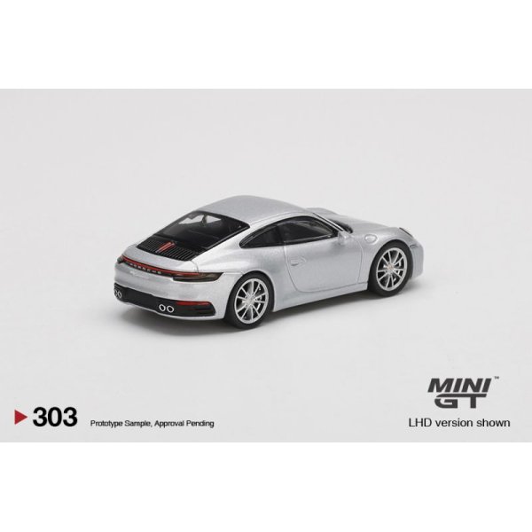 画像3: MINI GT 1/64 Porsche 911 (992) Carrera 4S GT Silver Metallic (RHD)