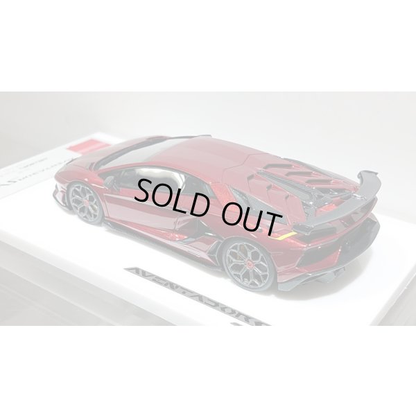 画像12: EIDOLON 1/43 Lamborghini Aventador SVJ 2018 (Leirion wheel / Color Titanium Gray) Carbon Package Vino Rosso Limited 25 pcs. 
