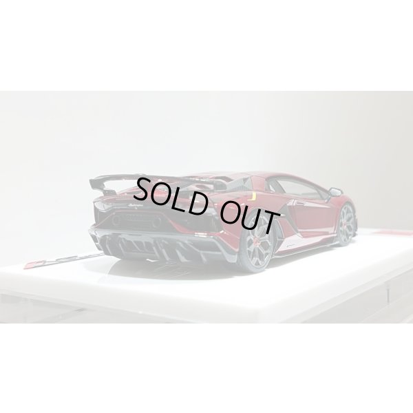 画像10: EIDOLON 1/43 Lamborghini Aventador SVJ 2018 (Leirion wheel / Color Titanium Gray) Carbon Package Vino Rosso Limited 25 pcs. 