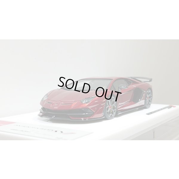 画像9: EIDOLON 1/43 Lamborghini Aventador SVJ 2018 (Leirion wheel / Color Titanium Gray) Carbon Package Vino Rosso Limited 25 pcs. 