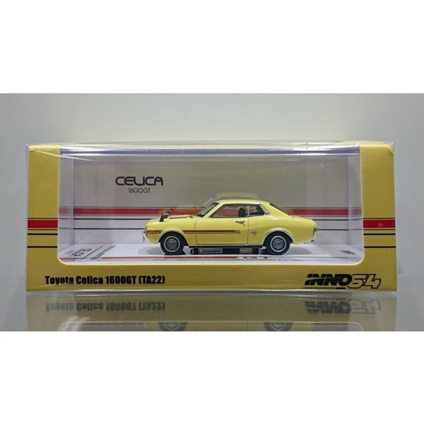 画像1: INNO Models 1/64 Toyota Celica 1600GT (TA22) Yellow