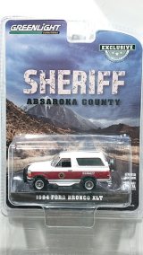 GREEN LiGHT EXCLUSIVE 1/64 1994 Ford Bronco XLT - Absaroka County Sheriff`s Department