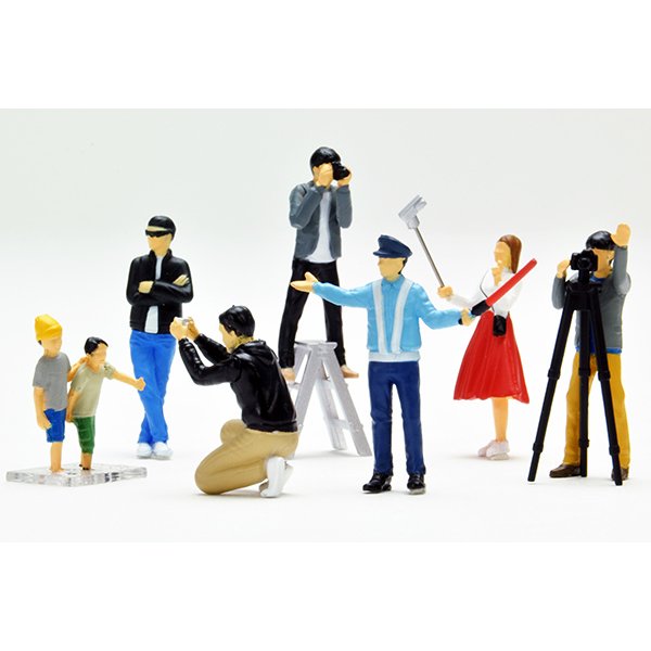 画像2: TOMYTEC 1/64 Diorama Collection 64 #Car Snap 10a Event