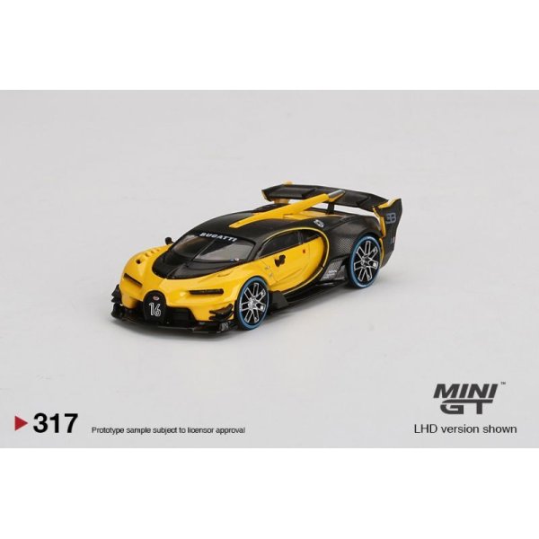 画像2: MINI GT 1/64 Bugatti Vision Gran Turismo Yellow (LHD)