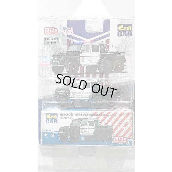 画像1: ERA CAR 1/64 Mercedes Benz G63 AMG 6x6 US Police Car