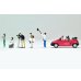 画像4: TOMYTEC 1/64 Diorama Collection 64 #Car Snap 11a TV Crew テレビクルー (4)