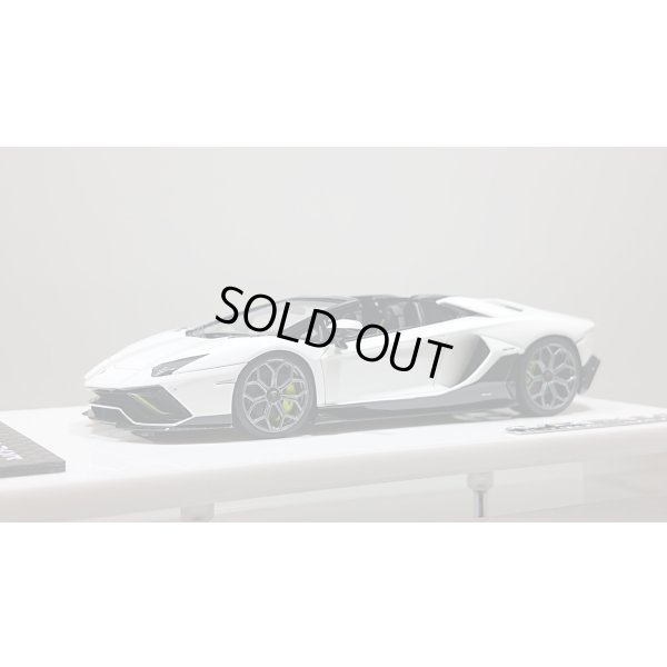 画像1: EIDOLON 1/43 Lamborghini Aventador LP780-4 Ultimae Roadster 2021 (Leirion Wheel) Bianco Opalis / Black Accent Limited 60 pcs.