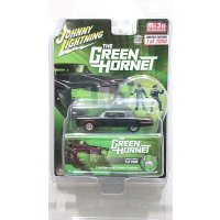 JOHNNY LIGHTNING 1/64 Black Beauty "Green Hornet" with Green Hornet & Kato Figure (Mijo Exclusive)