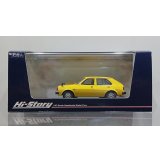 Hi Story 1/43 MAZDA FAMILIA Super Custom (1978) York Yellow
