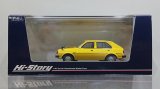 Hi Story 1/43 MAZDA FAMILIA Super Custom (1978) York Yellow