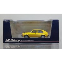 Hi Story 1/43 MAZDA FAMILIA Super Custom (1978) York Yellow