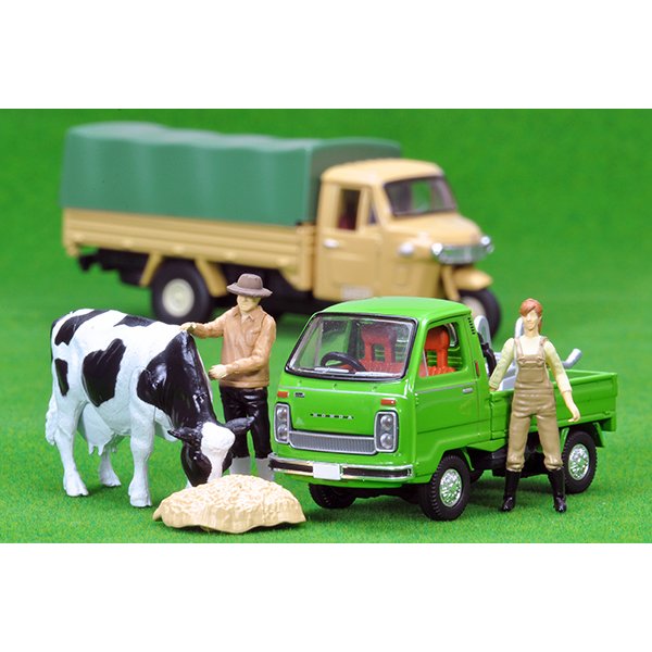 画像10: TOMYTEC 1/64 Limited Vintage NEO Honda TN-V Super Deluxe (Green) with figure