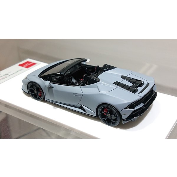 画像12: EIDOLON 1/43 Lamborghini Huracan EVO Spyder 2019 (Loge wheel) Grigio Aqueso (Matte Gray) Limited 30 pcs.