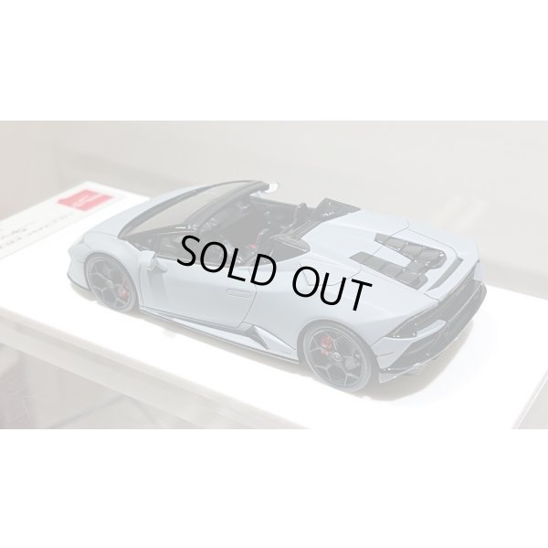 画像12: EIDOLON 1/43 Lamborghini Huracan EVO Spyder 2019 (Loge wheel) Grigio Aqueso (Matte Gray) Limited 30 pcs.