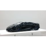 EIDOLON 1/43 Lamborghini Huracan EVO Spyder 2019 (Loge wheel) Nero Helene (Metallic Black) Limited 30 pcs.