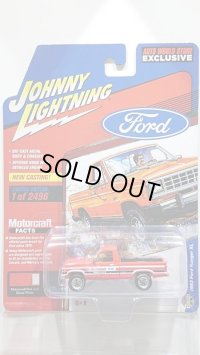 JOHNNY LIGHTNING 1/64 1983 Ford Ranger XL Motorcraft Red / Gloss White